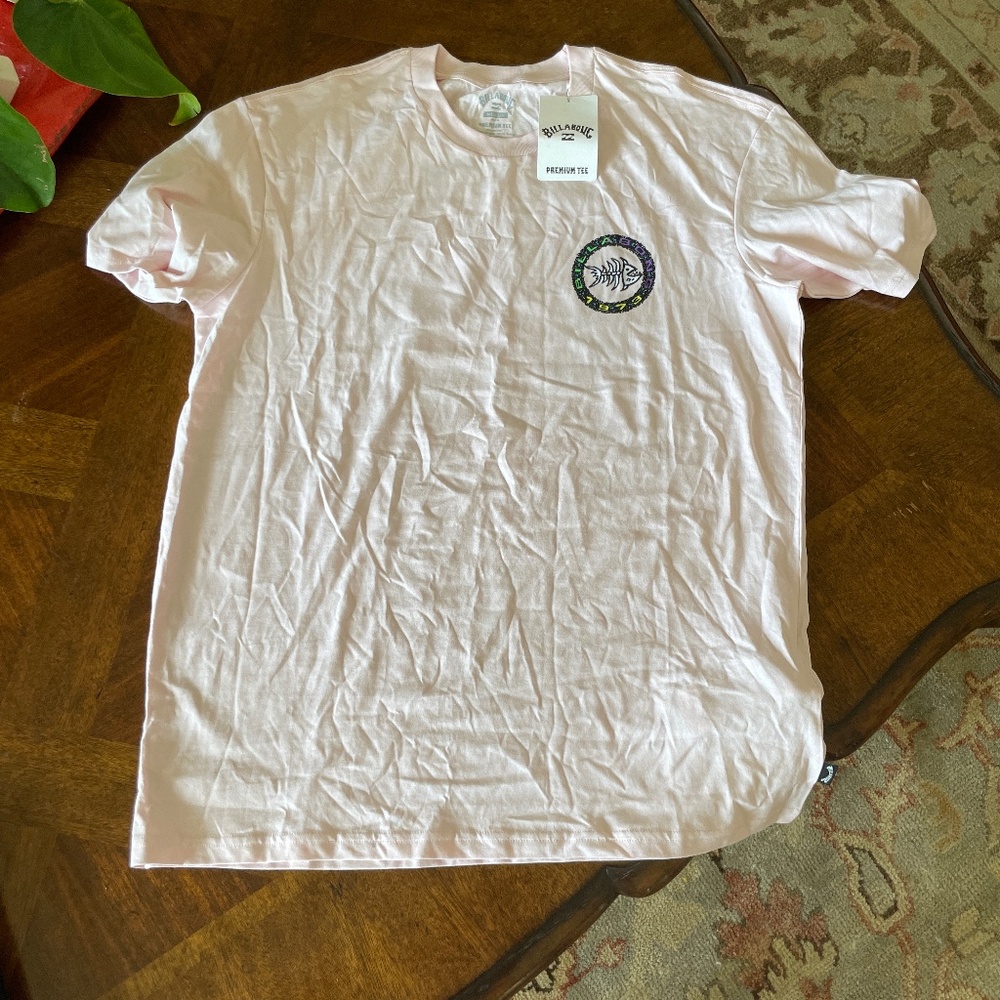 Billabong, light pink, medium T-shirt new with tags